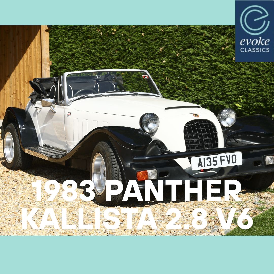 EvokeClassics's tweet photo. LIVE AT AUCTION
1983 Panther Kallista 2.8 V6
https://t.co/THeb7lPcN6
Desirable 2.8 V6 5 speed manual
Aluminium body
Rare, hand built British sports car
HPI Clear
#PantherKallista #PantherWestwinds #PantherCars #ClassicCars #ClassicCar #BritishClassicCars https://t.co/paS8O2EG22