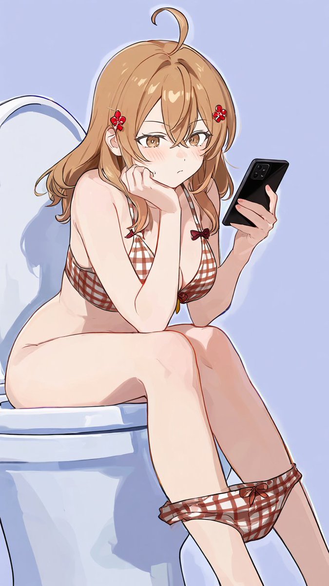AIgirlsontoilet's tweet photo. Mariya Mikhailovna Kujou / Masha from Roshidere / Alya Sometimes Hides Her Feelings in Russian sitting on the toilet 

#MariyaMikhailnova #MariyaKujou #MashaKujou #Roshidere #AlyaSometimesHidesHerFeelingsinRussian #toilet #toiletgirl https://t.co/AbEuW7nOwB