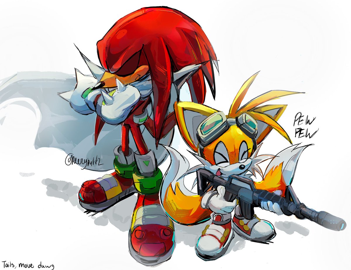 reezypuffz's tweet photo. Knuckles and Tails gotta showcase the fit 

#knucklestheechidna
#Tailsthefox https://t.co/aKcmGTnYrh