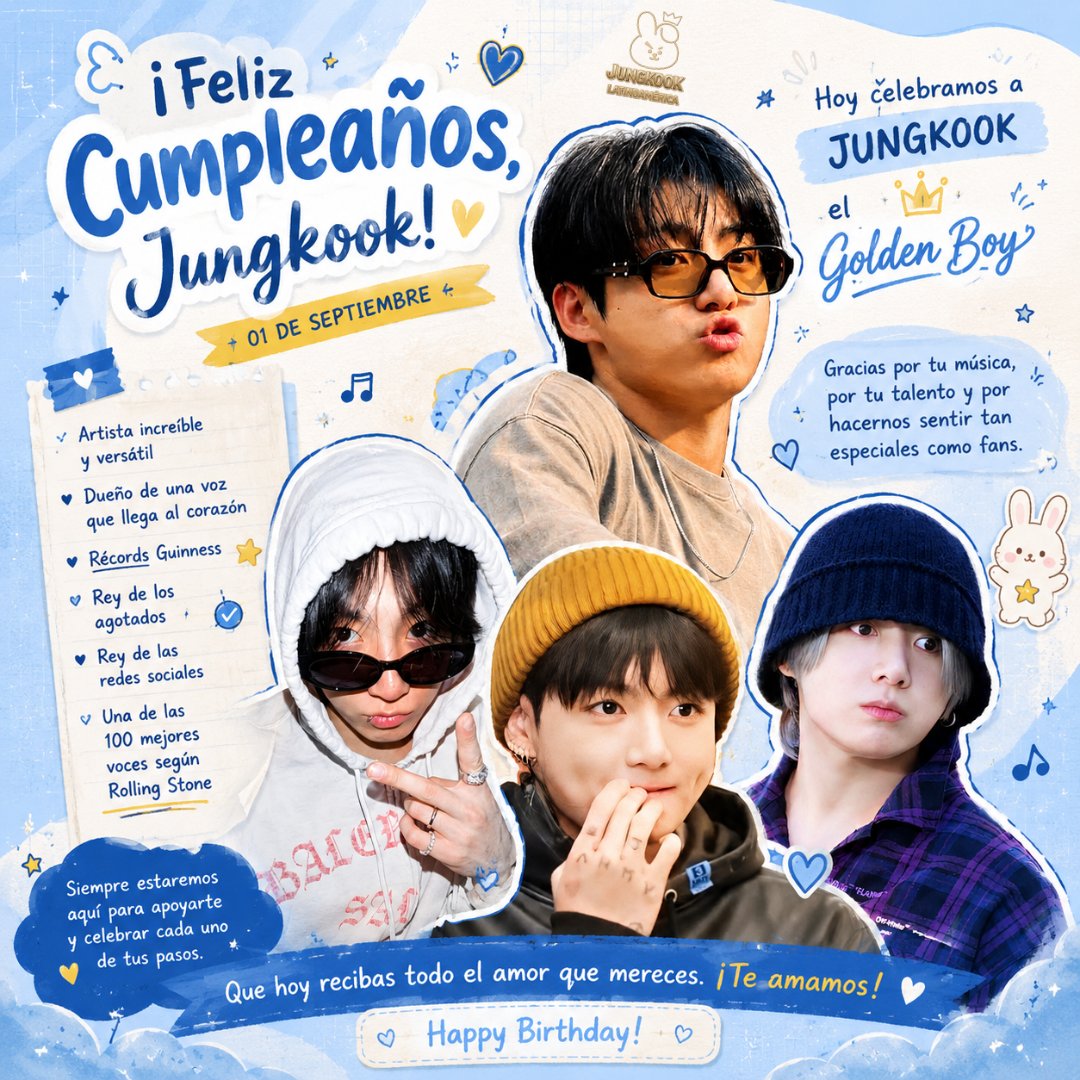 jungkooklt97's tweet photo. RT &amp; REPLY!!!

Happy Birthday Jungkook 🎂

#HAPPYJKDAY
#JUNGKOOKisFYA
#AlwaysByYourSideJK
#YouAreThatSomebodyJK
#BornGoldenJungkook
#WorldVocalJungkook
#PARTYPARTYJK
#JKRulerOfTheStage https://t.co/HtqzR5gFVm