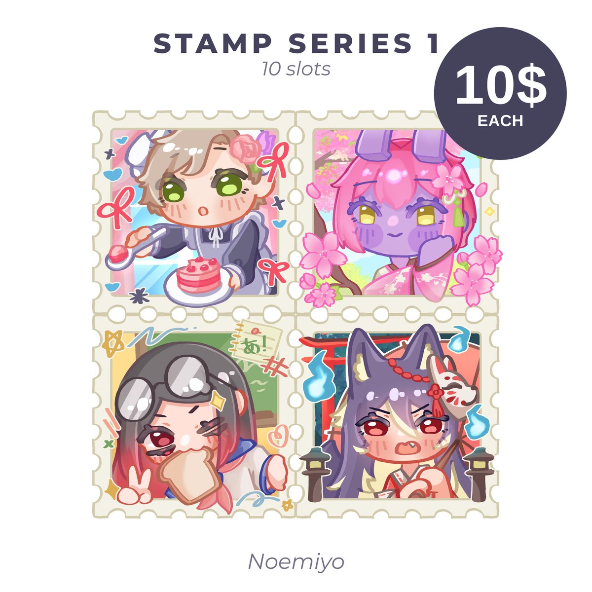 Noemiyo_'s tweet photo. Sep cms are open! ⊹ ࣪ ˖
⭑ 10$ - 50$++
⭑ limited slots
⭑ tat: 3-4 weeks
⭑ link below
↻+♡ appreciated!
#vgen #Vtuber #envtuber https://t.co/oLCf0cC8Yr