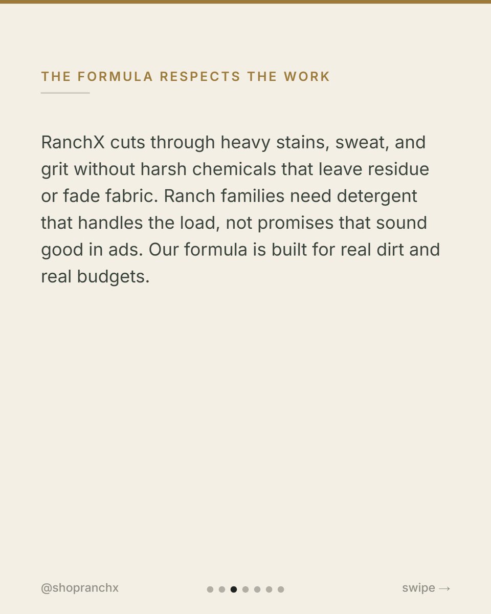 shopranchx's tweet photo. John 13:31-32 isn't motivational speak for a detergent brand. It's our reason for doing this. Excellence in the everyday. That's RanchX.

#RanchX #TexasBuilt https://t.co/NkHIZQGcvC
