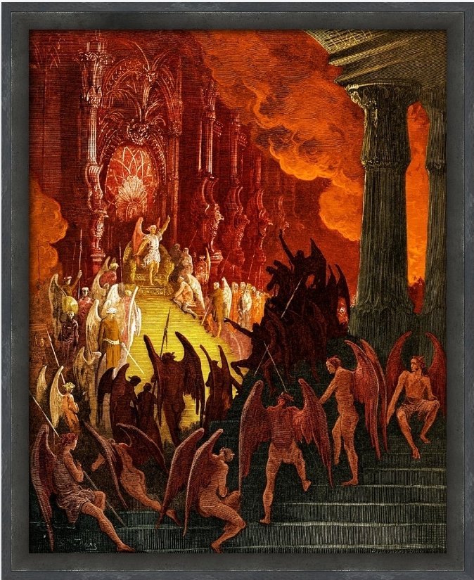 strozzi1619's tweet photo. Ο Σατανάς σε Συμβούλιο
  -Gustave Dore, 1866 https://t.co/ZSAylttnC4