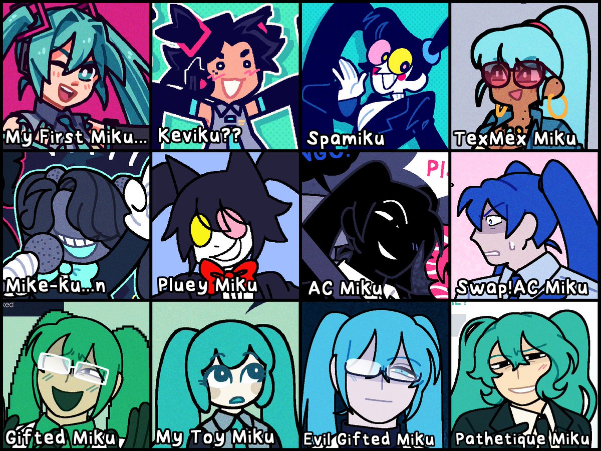 twoyammers's tweet photo. I literally drew base Miku once (1) and then never again LMAO

Anyway Happy Birthday Miku! Thanks for being super versatile and peak. https://t.co/V5C6unPfv9