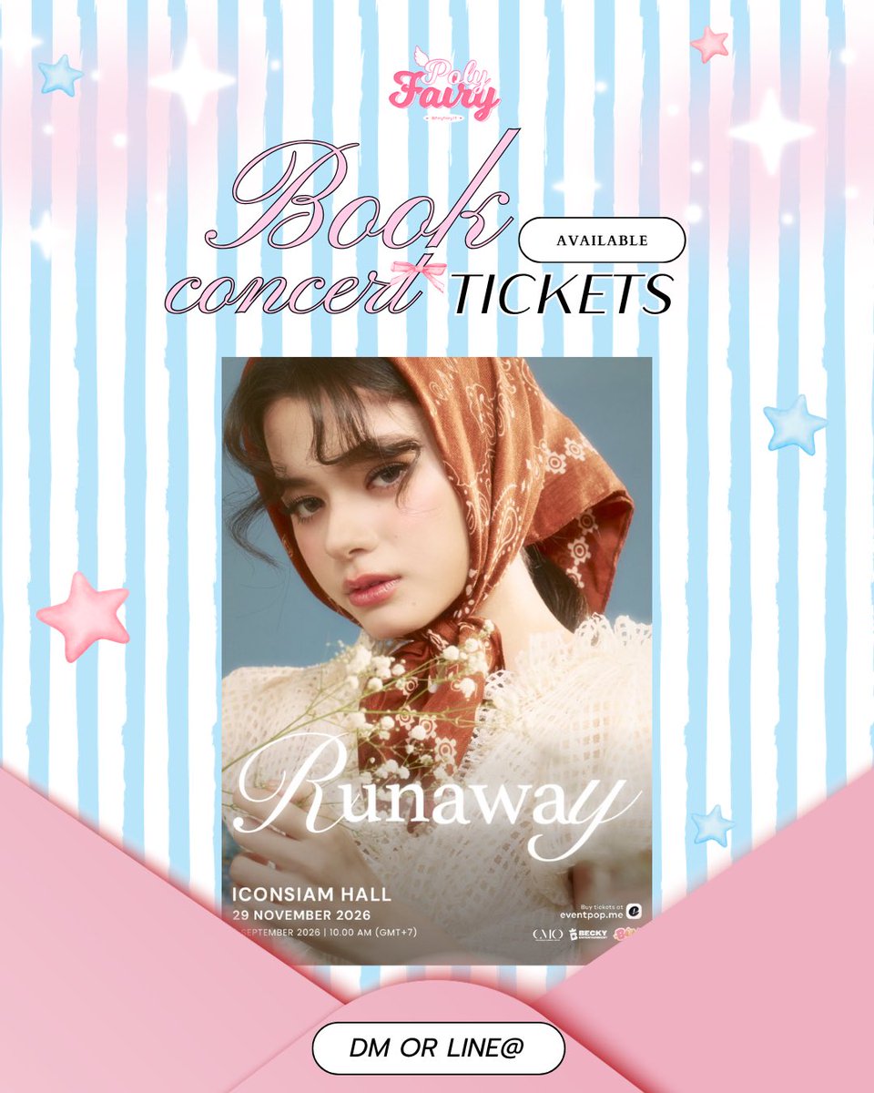 Polyfairy17's tweet photo. ━♡🫸🏻รับกดบัตร🫷🏻+ﾟ♡ ━
➖ค่ากด 300 (กดไม่ได้คืนเงินเต็มจำนวน)
➖กดแบบ 1:1 ไม่ซ้อนคิว
➖ยูสลูกค้า  / ยูสร้าน 

🗯️จองคิว / สอบถามรายละเอียดทาง DM หรือลิ้งไลน์บนไบโอ
#BeckyConcert2026 #RunawayConcert 
#BeckysAngels #BeckyEntertainment
#CMOGroup https://t.co/61J8NZbntG