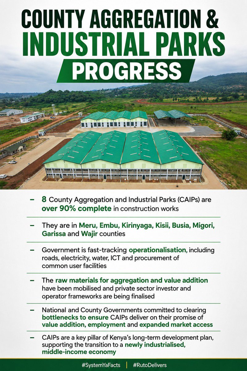 the_tinget's tweet photo. County by county, Kenya is building the infrastructure needed to unlock its industrial potential. #CAIPsProgress Unlocking Counties Potential https://t.co/SqvOwlebAc