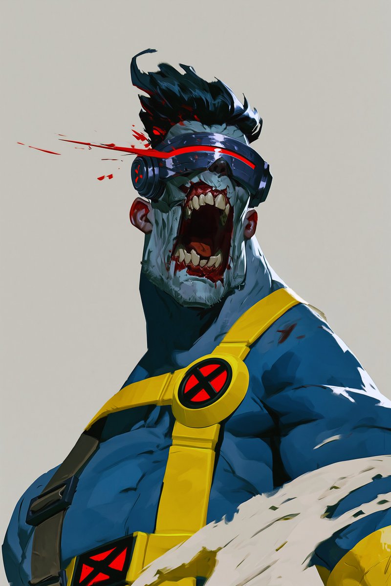 knightama's tweet photo. #SpiderMan and #XMen: Zombie Version https://t.co/FIEng9RlvY