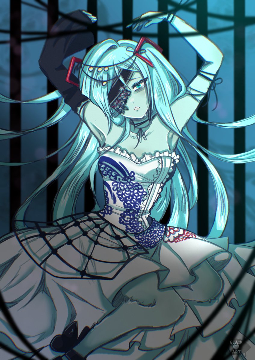 Elaik_art's tweet photo. Happy birthday Hatsune Miku!!! 🎉🎉
#初音ミク生誕祭2026 https://t.co/ODcnYZmUST