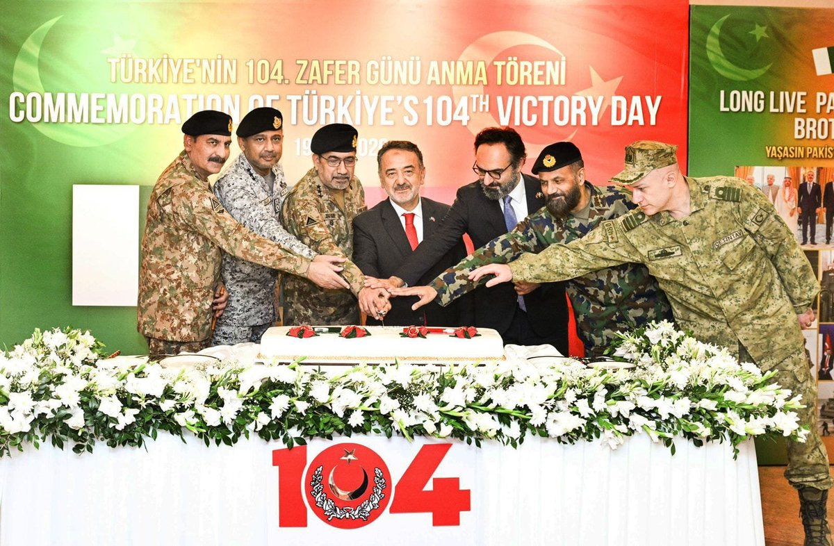 Pakistan Commemorates 104th Anniversary of Turkish Armed Forces Victory Day