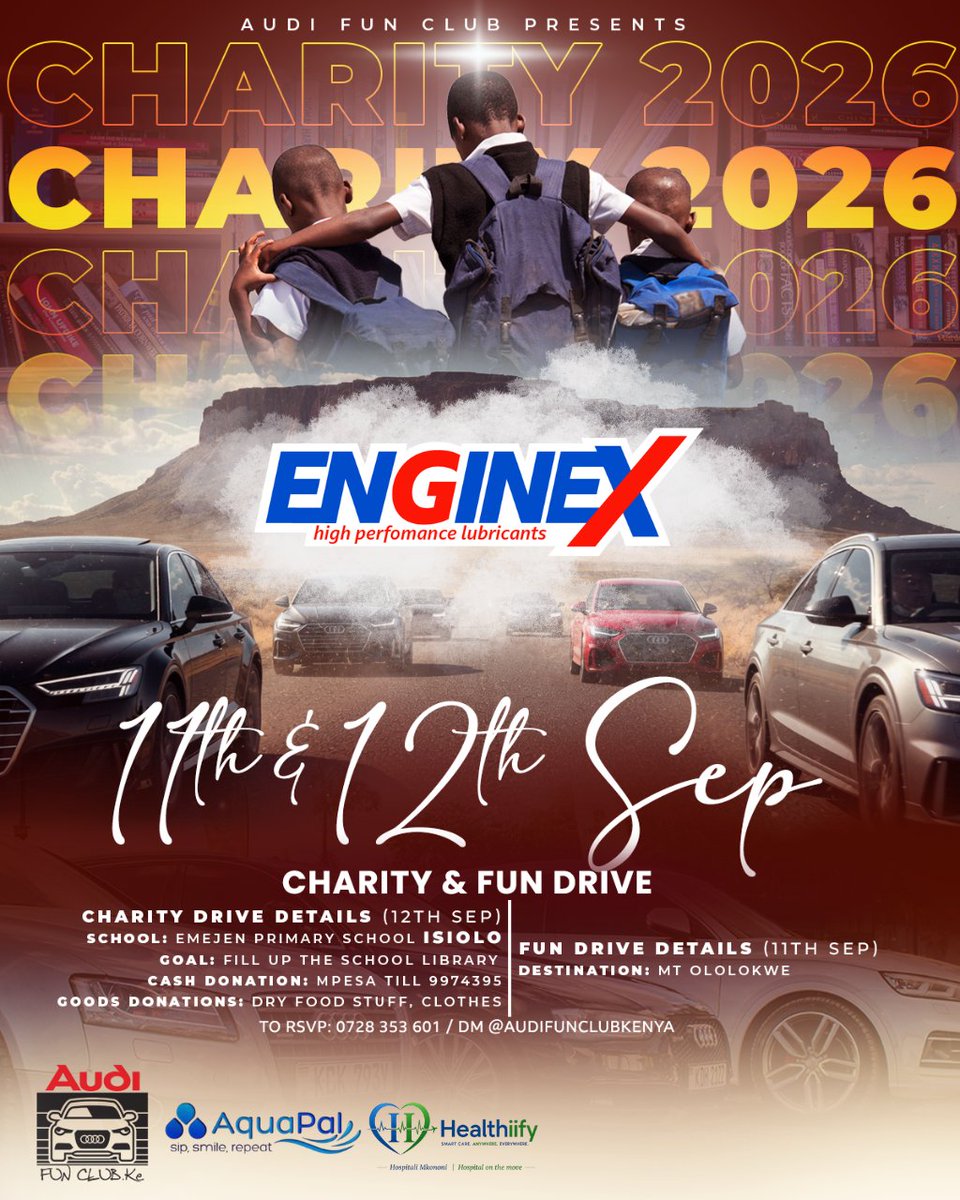 EngineX_Ke's tweet photo. Joining Wayaudi on this year's charity drive https://t.co/1y4va1clkz