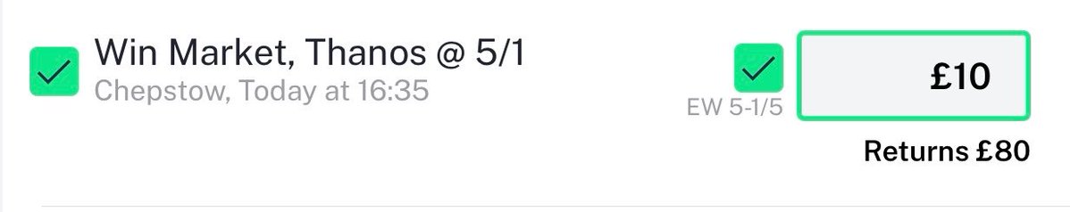 Performance_Bet's tweet photo. BOOOOOM 🚀🚀🚀

NEXT BEST WINS 💥💥💥

THANOS 5/1 💰💰💰 https://t.co/yWR4lvYohN