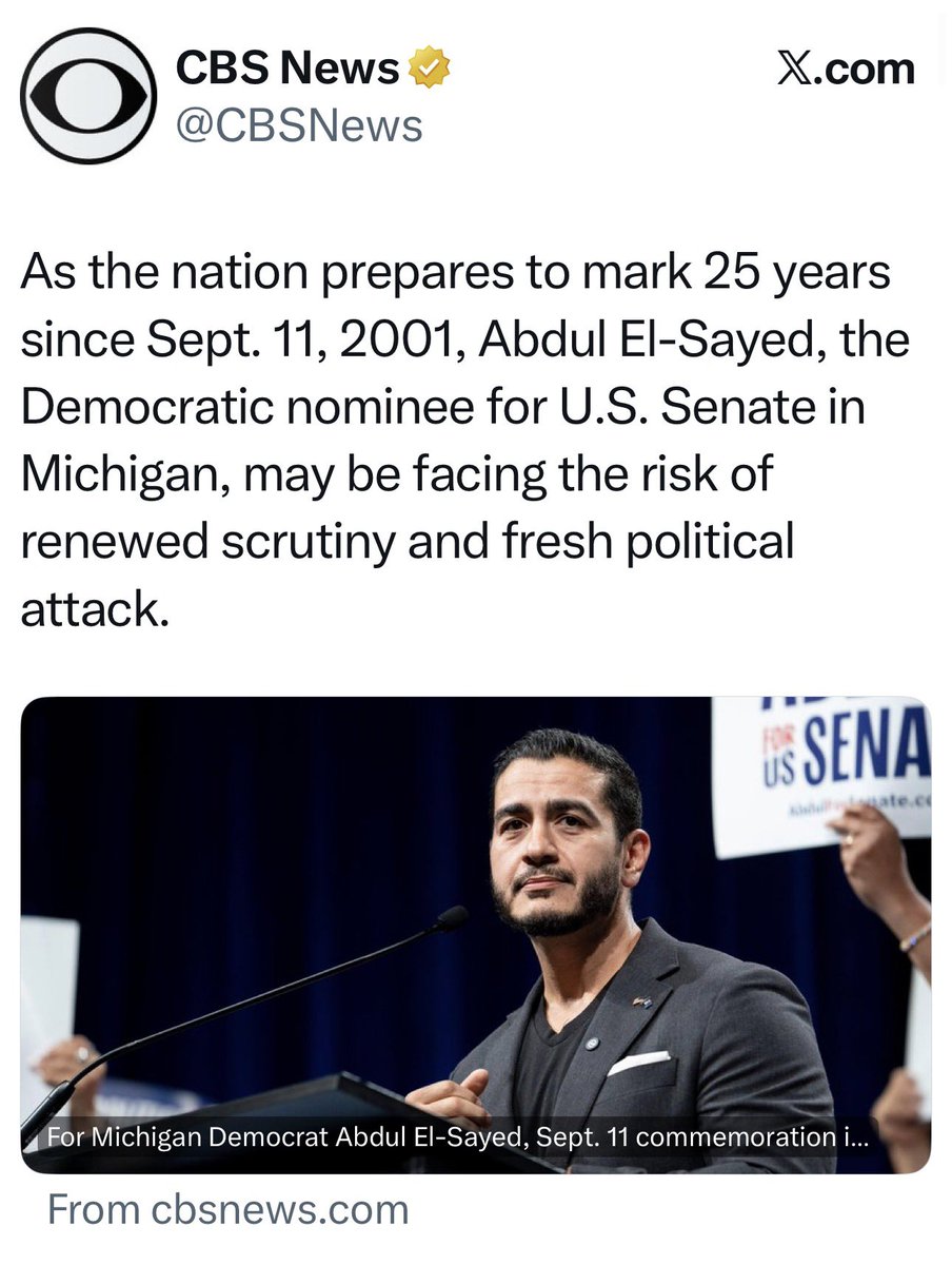 JoJoFromJerz's tweet photo. Are you fucking kidding me???

Here’s an idea @CBSNews — how about you write about the sitting president of the United States, the guy who has refused to attend the memorial service at Ground Zero because he doesn’t get to give a speech, handing the country 15 of the hijackers came from, the ability to enrich uranium.

Why the fuck aren’t you writing about that instead of this blatantly Islamophobic bullshit?