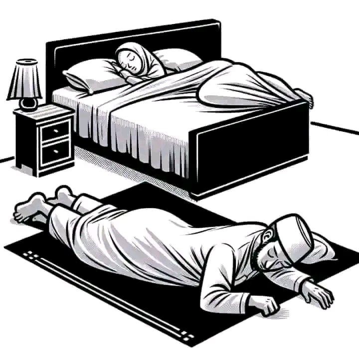 Muhammad_Ashirr's tweet photo. He took his wife to an Imam so that he could perform Ruqyah (Qur’anic healing) for her. After the Imam recited for a long time, the Jinn said that he would leave her body, but only on one condition.

The Imam said, “There is no condition. Just leave her body.”

The Jinn insisted that his condition must be accepted. The Imam said, “Tell us your condition so we can hear it.”

The Jinn said, “I will leave her body and enter her husband’s body instead.” Out of fear and shock, the husband stepped back. The Imam said, “Absolutely not! That will not happen!”

The Jinn said, “Do you know why I want to enter his body?” The Imam replied, “No.” The Jinn said, “He does not pray.”

The husband began swearing that he did pray.

The Imam then said, “Since that is the case, leave her body and go back near their house. If you see that the husband does not go to the mosque for prayer, then enter his body.”

The Jinn agreed.

A few days later, the woman called the Imam to thank him. She said, “By Allah, he is now the one who opens the mosque door every day🤓🤓🤓. Sometimes, he is even the one who calls the Adhan what a mess🫣🫣.”

The Imam smiled and said, “There are many ways of commanding what is good and forbidding what is evil.”

The truth is that the whole story was a setup between the Imam and the woman, intended to make her husband start praying regularly.

What's your thoughts on this?