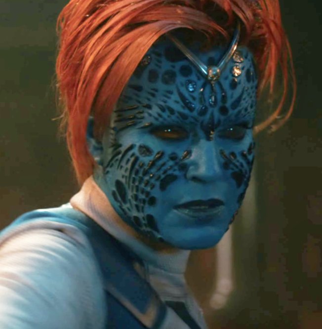 NexusMutante's tweet photo. Rebecca Romijn diz que ficou aliviada por não ter que passar muito tempo na cadeira de maquiagem para interpretar a Mística em Doomsday. 

“Aparentemente, eles não estavam mais interessados em esperar os atores serem preparados, então foi muito mais rápido.”

(Via: @EW) https://t.co/bdrmeh3DKq