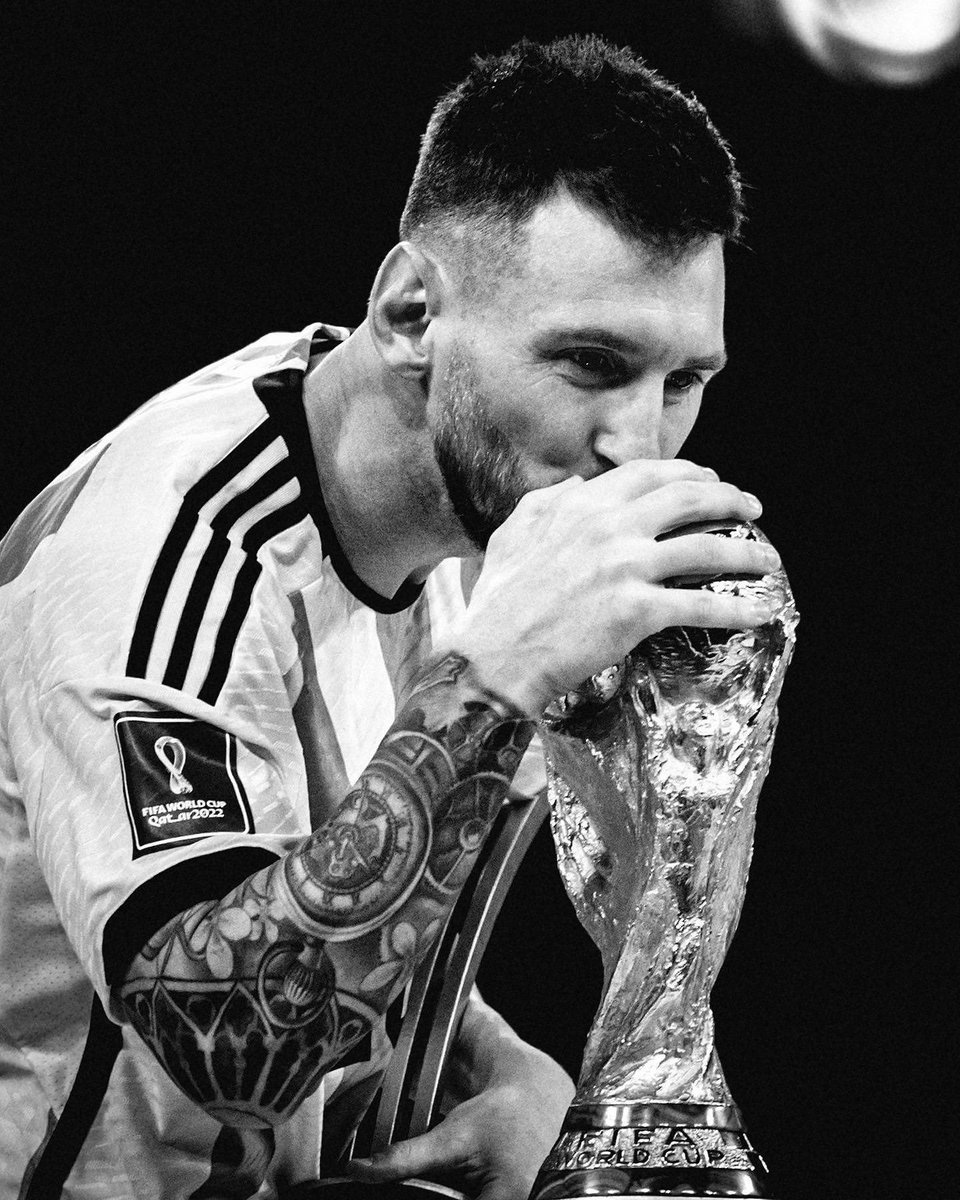 Saadjunaid10's tweet photo. I became a football fan because of lionel messi. I will never forget the uncountable moments where he made me believe magic was real. Ive been on this journey as a fan from the lowest of lows in 2016 to the biggest high in 2022. Gracias Leo, happy retirement and thank you. https://t.co/mCxZimrSEN