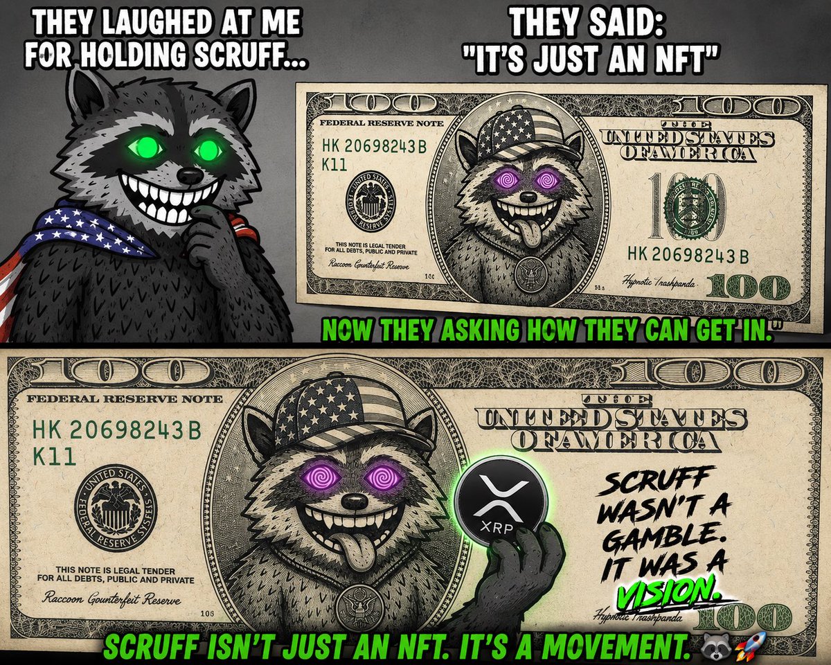 rashman26326's tweet photo. Entry for the 50 XRP #SCRUFFContest 🦝
What excites me most about SCRUFF isn’t just the six games it’s the idea of turning an NFT community into something people actually use and come back to.
The holder utility is what catches my attention most. NFTs are more interesting when https://t.co/TtAO11LFgO