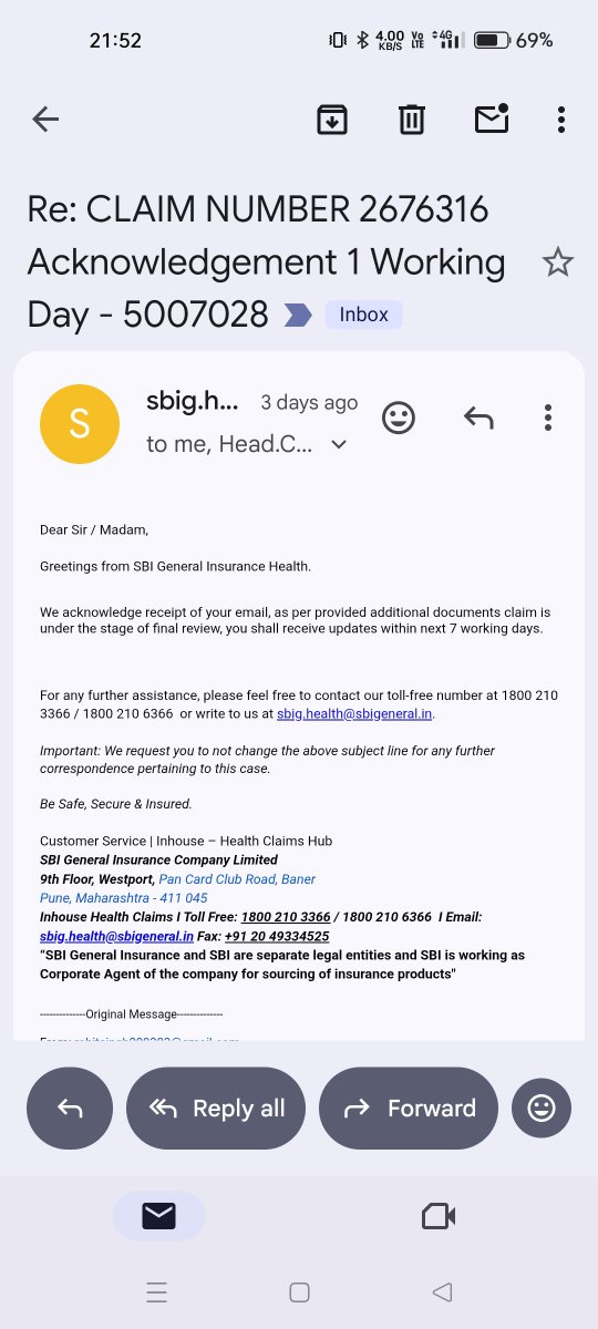 Roh306's tweet photo. @sbigeneral Please provide Current Claim status for Approval https://t.co/z7RZG5boDl