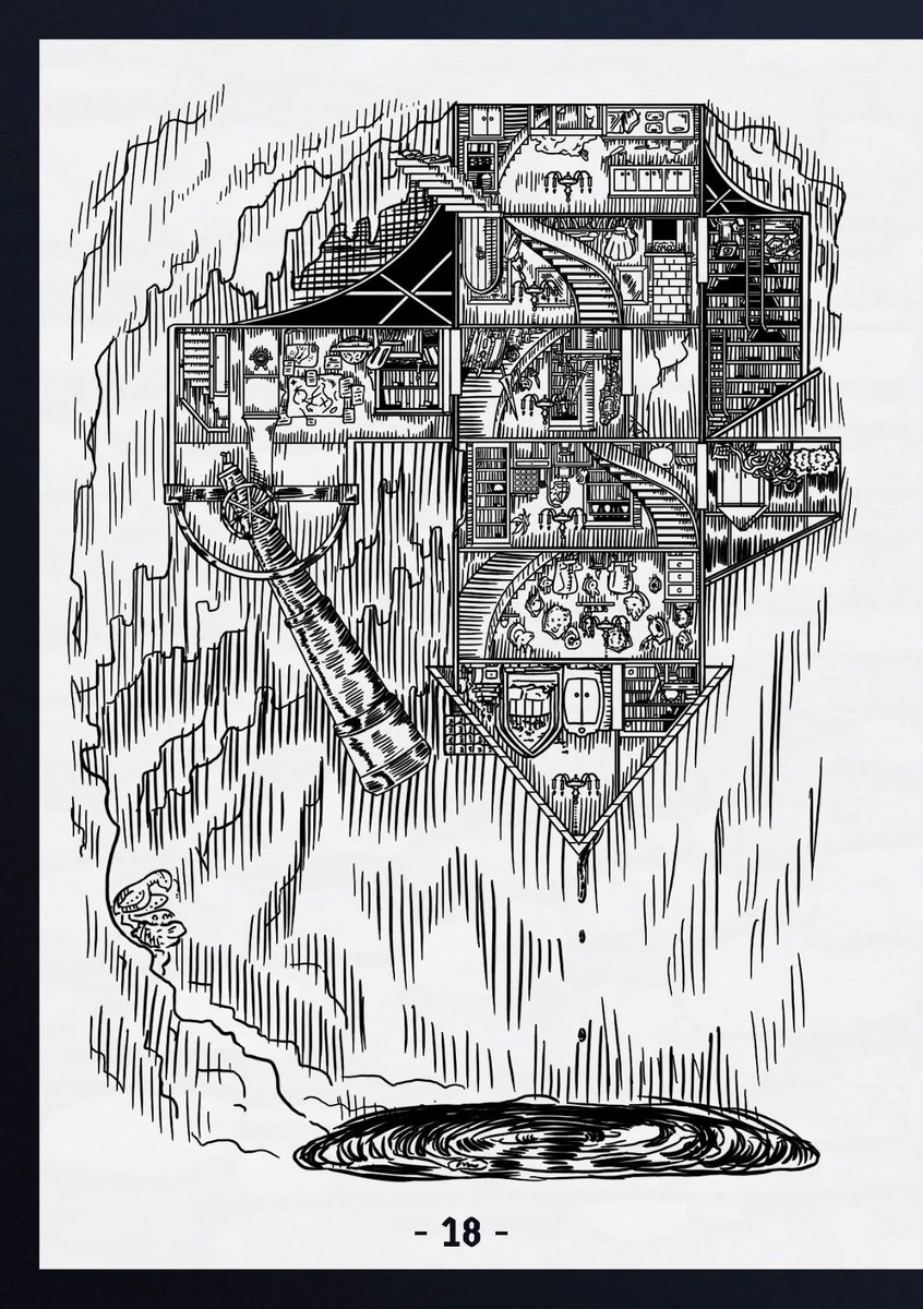 diceaveragejack's tweet photo. Our latest adventure, The Spire That Sinks by @ArtificialJ, releases THIS FRIDAY on Drive Thru RPG, Itch, and RPG Trader!  

Venture into an ancient, inverted tower of animated objects and stagnant magic to save a young boy from whatever dangers lurk below!  

#ttrpg #rpg #osr https://t.co/uvcpyVz8JV
