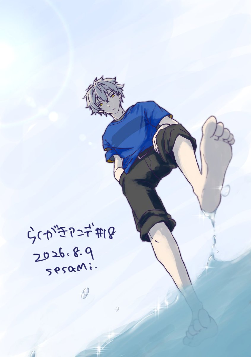 sesamiDOT's tweet photo. 8月もいつものクロッキー→ゆるFAとBDです
#今月描いた絵を晒そう https://t.co/0pZnDKq0Br