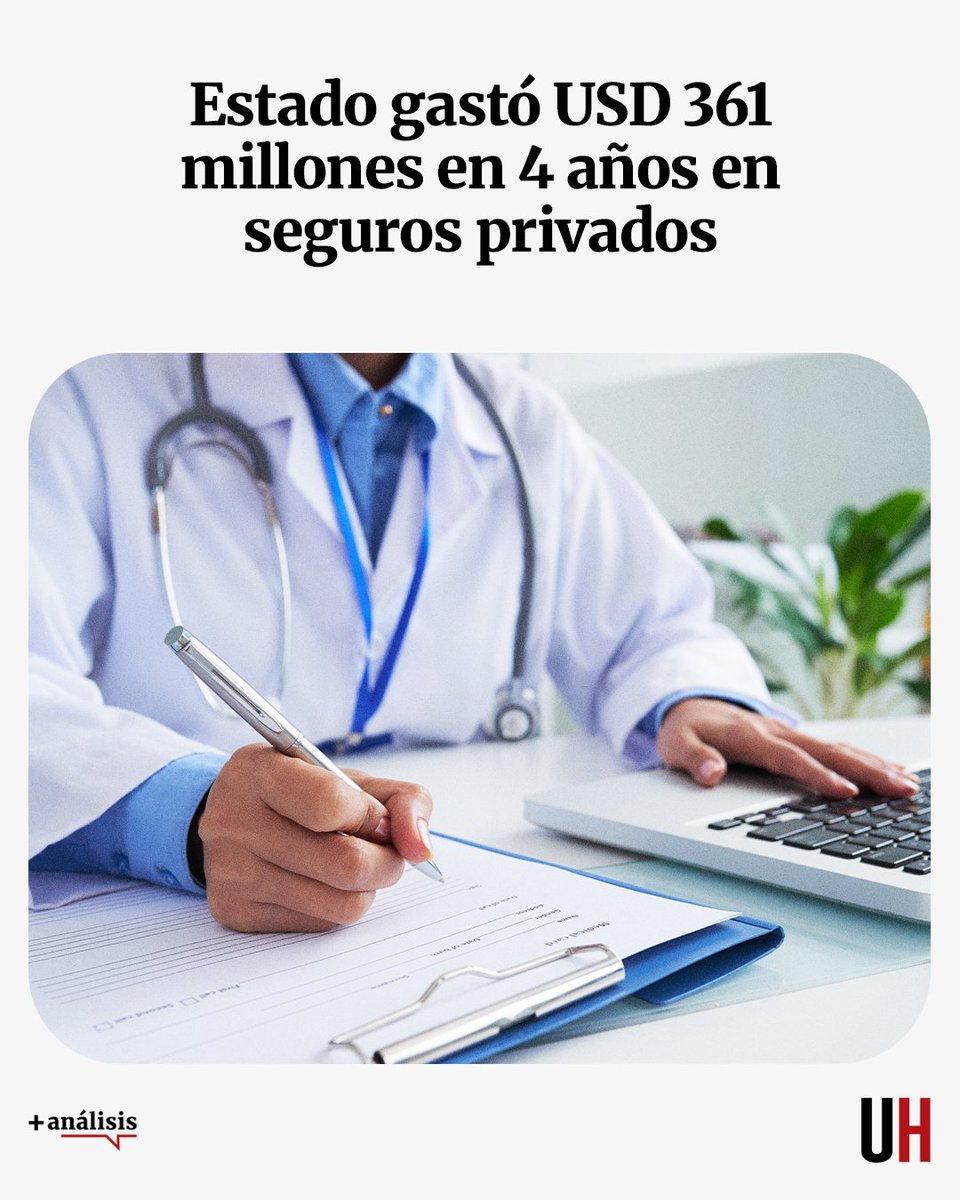 UltimaHoracom's tweet photo. Mientras médicos de todo el país reclaman mejores salarios y condiciones de trabajo, además de denunciar deficiencias en los servicios públicos de salud, una investigación sobre la evolución del sistema sanitario paraguayo pone el foco en los recursos destinados a contratar seguros médicos privados para funcionarios públicos.

https://t.co/ABUNN6lE7D