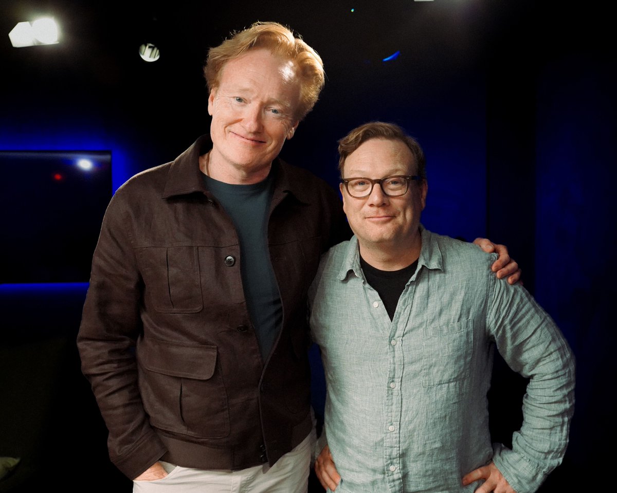 ConanOBrien's tweet photo. I've been taking Andy Daly's new vitamins, "Daly's Dailies," and they have significantly shortened my life. https://t.co/MhtsEaJS9S https://t.co/O5lQXAbtsu