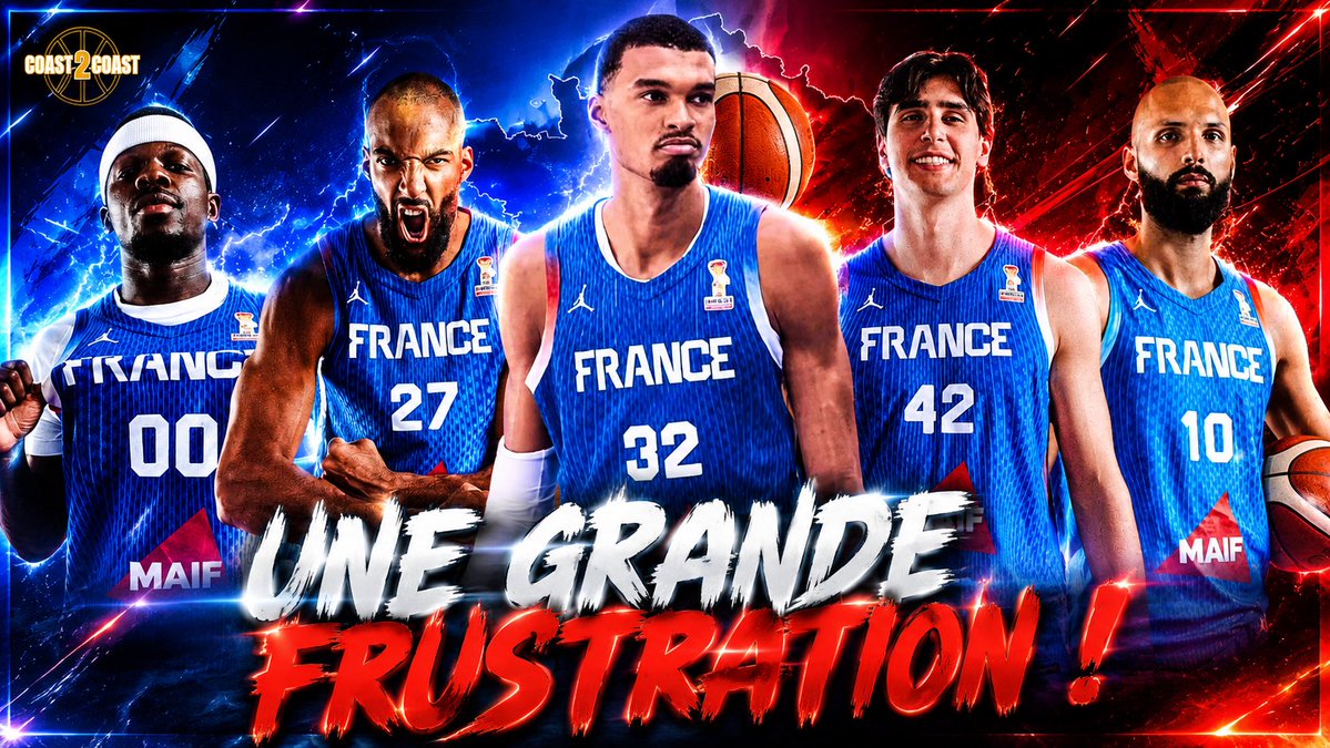 Coast2Coast_Off's tweet photo. WEMBY CAPITAINE FRUSTRÉ ?! 🇫🇷

De retour avec @Riccardo232A pour analyser les matchs de la Team France en amont du mondial 2027 ! Performances, déceptions et perpectives d’avenir, on fait le point 🔥

➡️ https://t.co/6kw7qKzL6R https://t.co/XsHvKITFj0