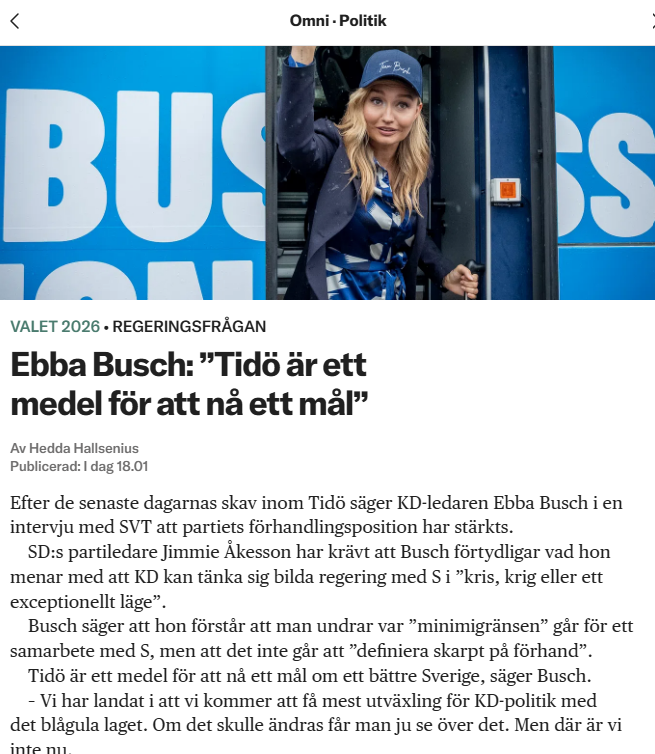 BroderNilsson's tweet photo. Skrämma svenska folket med ett scare event/en falsk flagga så att Bush-administrationen kan förverkligas...inte helt omöjligt.

”KD kan tänka sig bilda regering med S i kris, krig eller ett exceptionellt läge” https://t.co/rLPbEHDZYJ