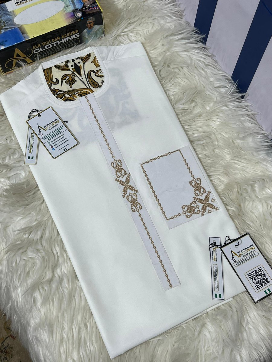__gamawa's tweet photo. Ready made

Kaftan Monogram 

🔖Price 35

Available 

💬☎️ 08034706541

Location Zaria 

Delivery Nationwide/International https://t.co/BQMVqkFoUL