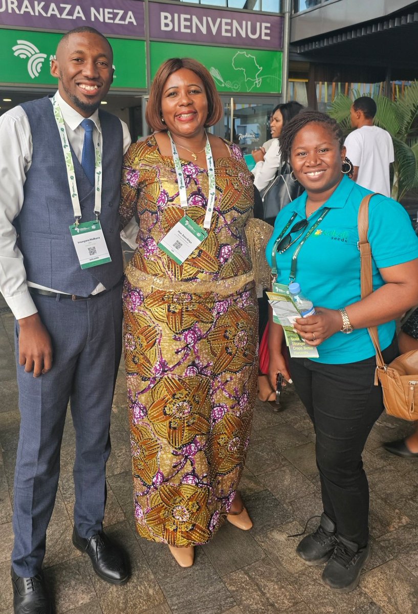 Dora_Siliya's tweet photo. These young Zambians are not waiting for a job from anyone. Malikana is an agro processor while Stella is an agro dealer, and expanded into seed production. 
#AFS2026 https://t.co/7RCT3MYcYz