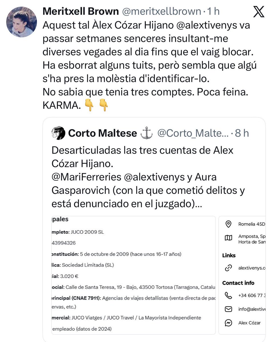 DoctBartolo's tweet photo. Está desquiciadíssima i ningú li fa cas. 🤣 https://t.co/Z2jPdexRdJ