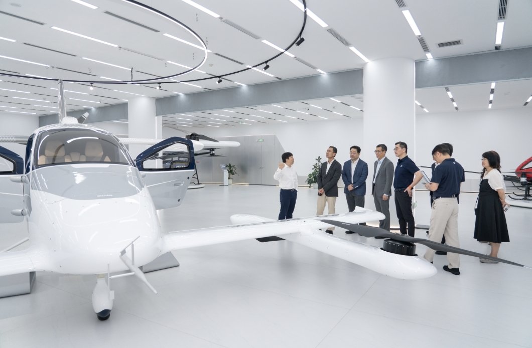 ehang's tweet photo. US Senator Steve Daines and CPIFA Vice President Geng Shuang Visit EHang and Take a Flight on the EH216-S

On August 29, 2026, Huazhi Hu, CEO of EHang—a global leader in Advanced Air Mobility (AAM) technology platforms—welcomed a delegation led by U.S. Senator Steve Daines to its headquarters in Guangzhou. The visiting delegation also included Geng Shuang, Vice President of the Chinese People's Institute of Foreign Affairs; Pauline Kao, U.S. Consul General in Guangzhou; as well as officials from the Guangdong Provincial Foreign Affairs Office, Guangzhou Municipal Foreign Affairs Office, and Guangzhou Development District.

Mr. Huazhi Hu, Founder, Chairman and CEO of EHang, said: "It is our great privilege to host Senator Daines, Mr. Geng Shuang, Consul General Pauline Kao, and all distinguished guests at EHang headquarters.  We look forward to deepening exchanges with global partners to jointly usher in a new era of three-dimensional transportation and smart mobility."#AAM #EHang