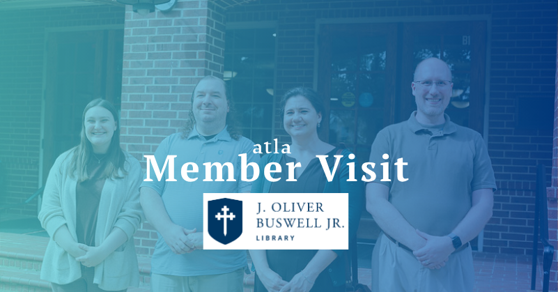 YourAtla's tweet photo. Atla staff members received a warm welcome while visiting the J. Oliver Buswell Jr. Library at Covenant Theological Seminary. Learn more at the link below. 

https://t.co/Uzf3iQrNDe https://t.co/lf5c5ZDZLK