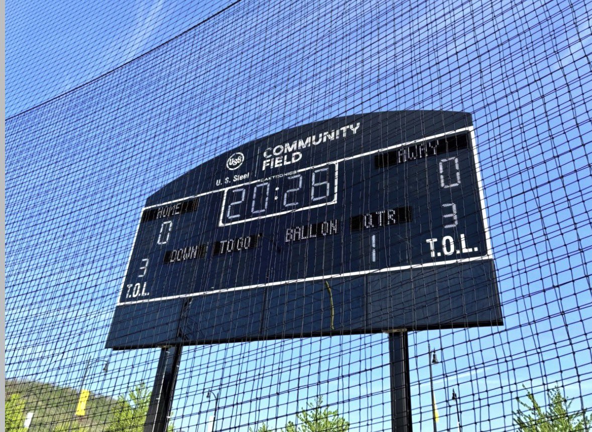 ussteelcf's tweet photo. The first high school football game at U.S. Steel Community Field is September 11 - Central Catholic Vikings vs. Pine Richland Rams.

 Apparel is available now, and they'll be printing live at the game too.

🔗 https://t.co/dyqV7emSfH https://t.co/LaN2hUP6Eb