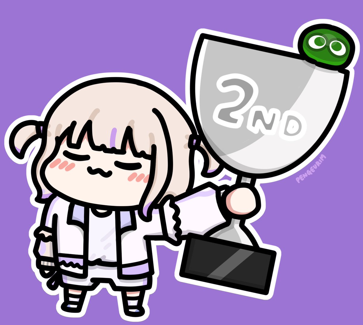 pengeurim's tweet photo. I just finished watching Puyo Tetris tournament! Banchou, congrats on getting 2nd!!!! 

#はじめ武勇伝 https://t.co/5AKVeLJWM6