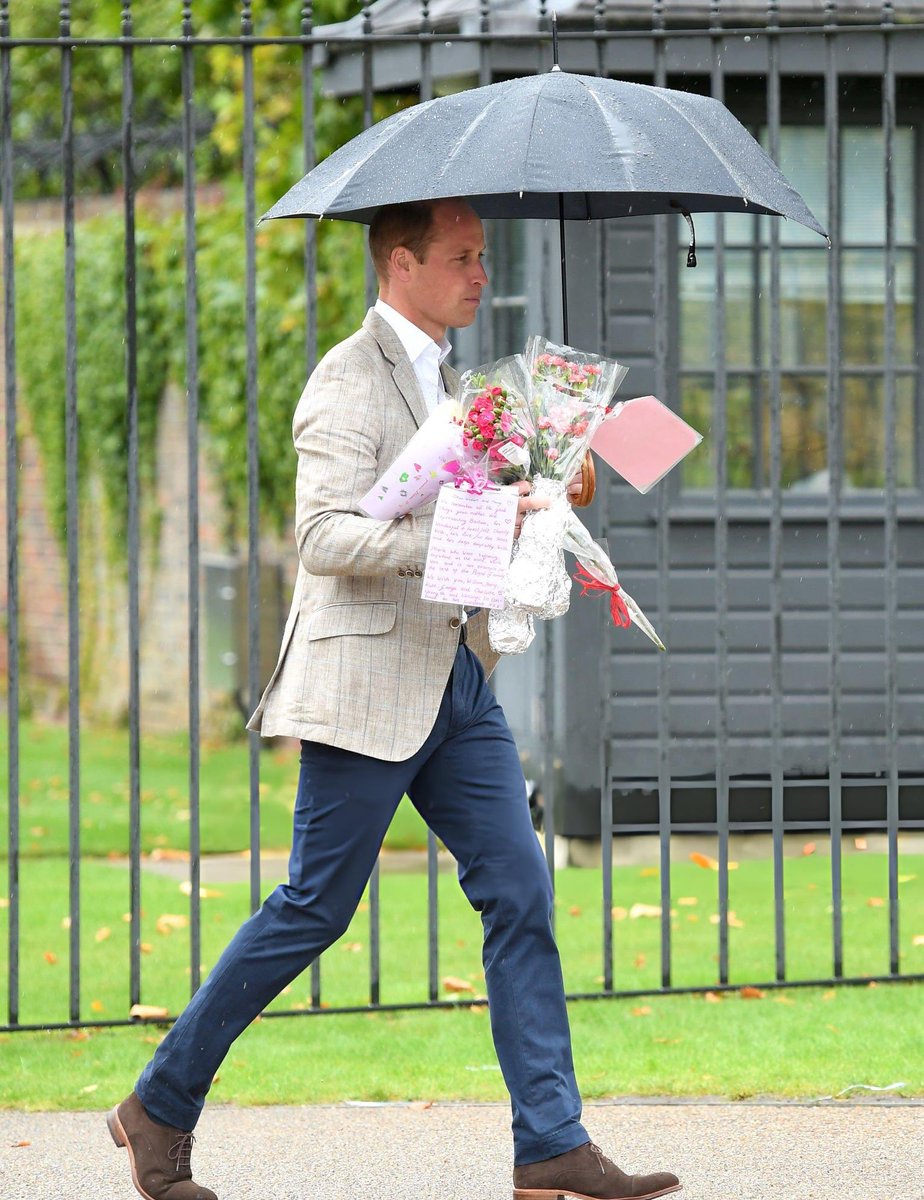 lovewalesfamily's tweet photo. Prince William viewing tributes to his mother, Princess Diana on her 20th death anniversary in 2017 🥺💐❤️‍🩹 https://t.co/FH8i1lPCTD