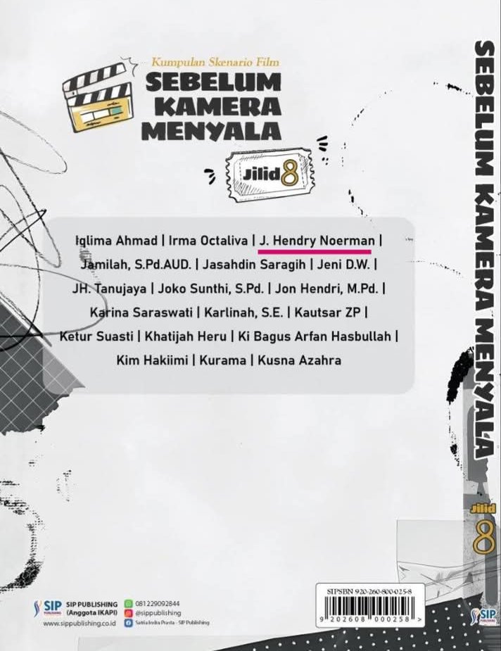 hendkill's tweet photo. 'Menulis adalah Terapi'. - HN
Selain musik dan film, menulis  short story, mencoba essai dan kini di script film. Biar abadi dan menjadi arsip, satu script short film terpilih dan masuk cetakan buku, kumpulan skenario film. 
#skenariofilm #filmscript #scriptwriter #hendrynorman https://t.co/0FULTIl2Kr