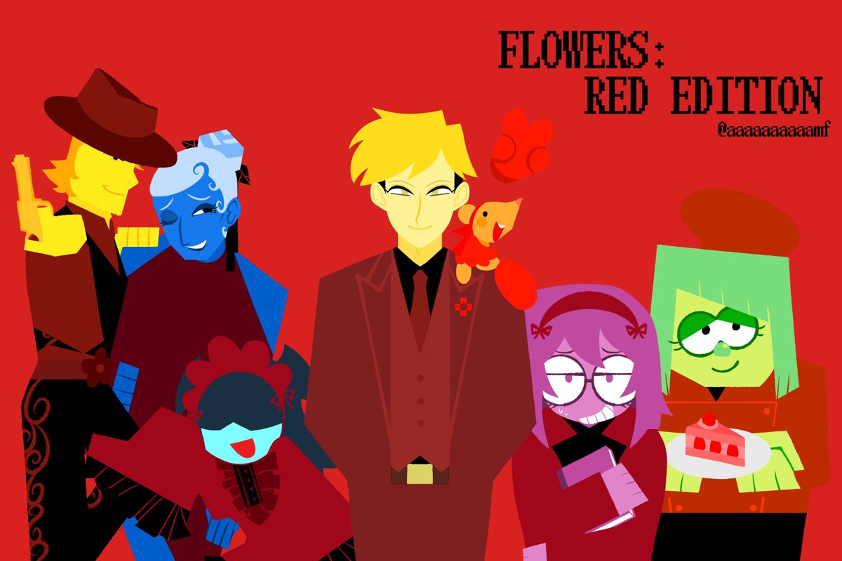 aaaaaaaaaamf's tweet photo. FLOWERS RED EDITION‼️

#DELTARUNE https://t.co/5LBzLSgZMh