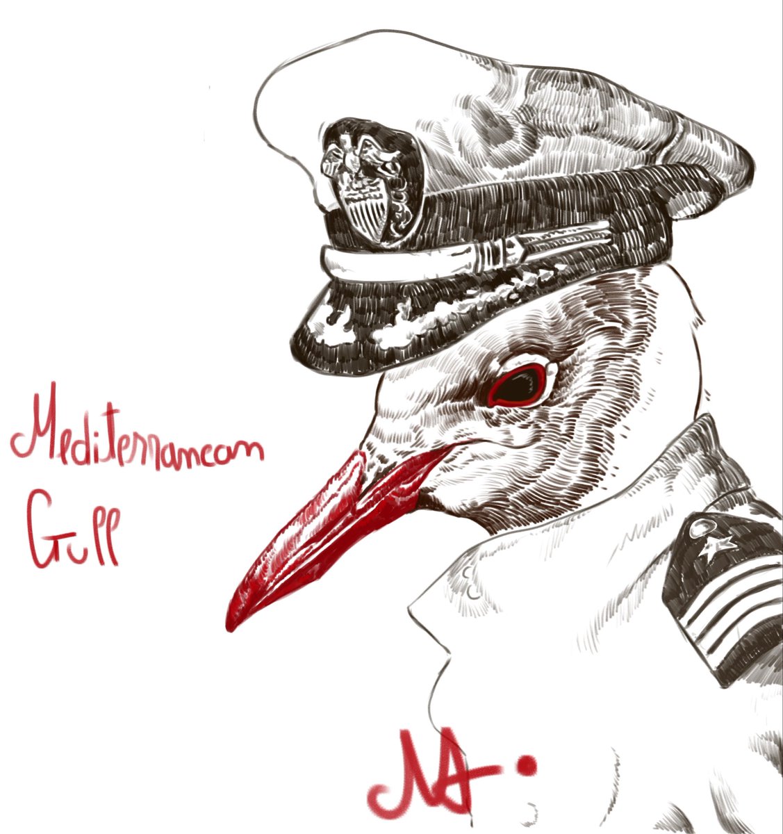 mici_faramustar's tweet photo. I LOVE SEAGULLS ٩(ᐛ)و
( the hats were a pain in the 𝒶𝓈𝓈 to draw)
#furry #art #drawing #OC #birds #sea #digitalart https://t.co/rKUyqiYjI1