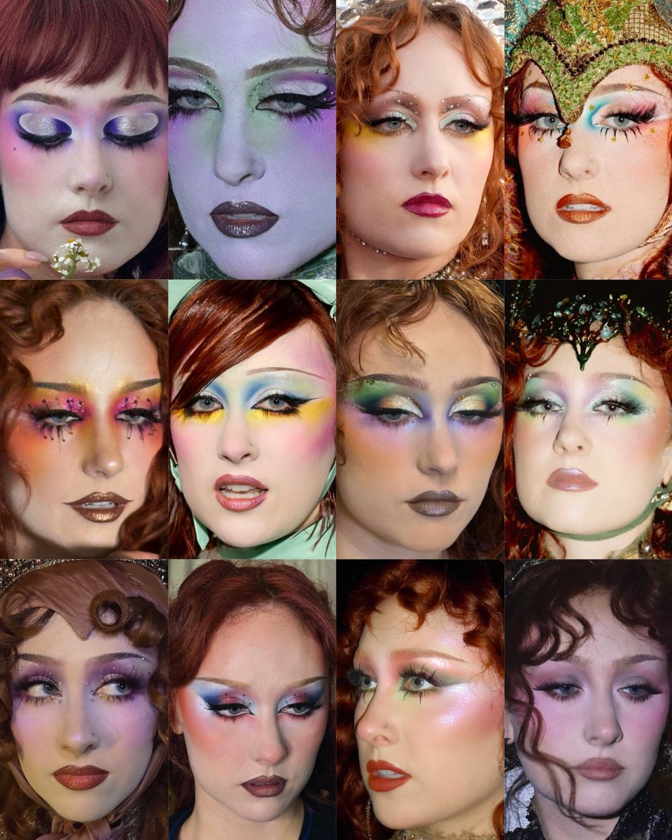 COSMlCSYD's tweet photo. need everyone to start giving chappell’s makeup artists dee carrion &amp; andrew dahling their flowers because it’s been two years straight of mind blowing glam https://t.co/I5SWXIRlf9