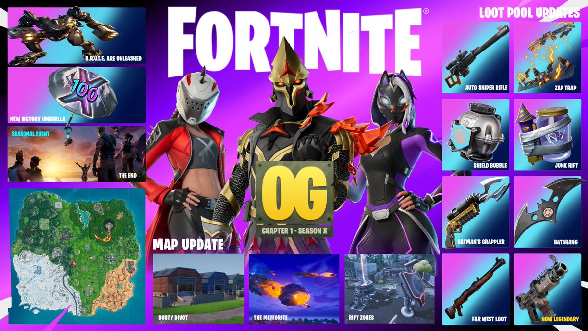 LHibou8's tweet photo. The Island is running Out of Time! (again)

OG Season X roadmap, September 3.

#Fortnite #FortniteArt #FortniteConcept https://t.co/9GqOrIZ9rf