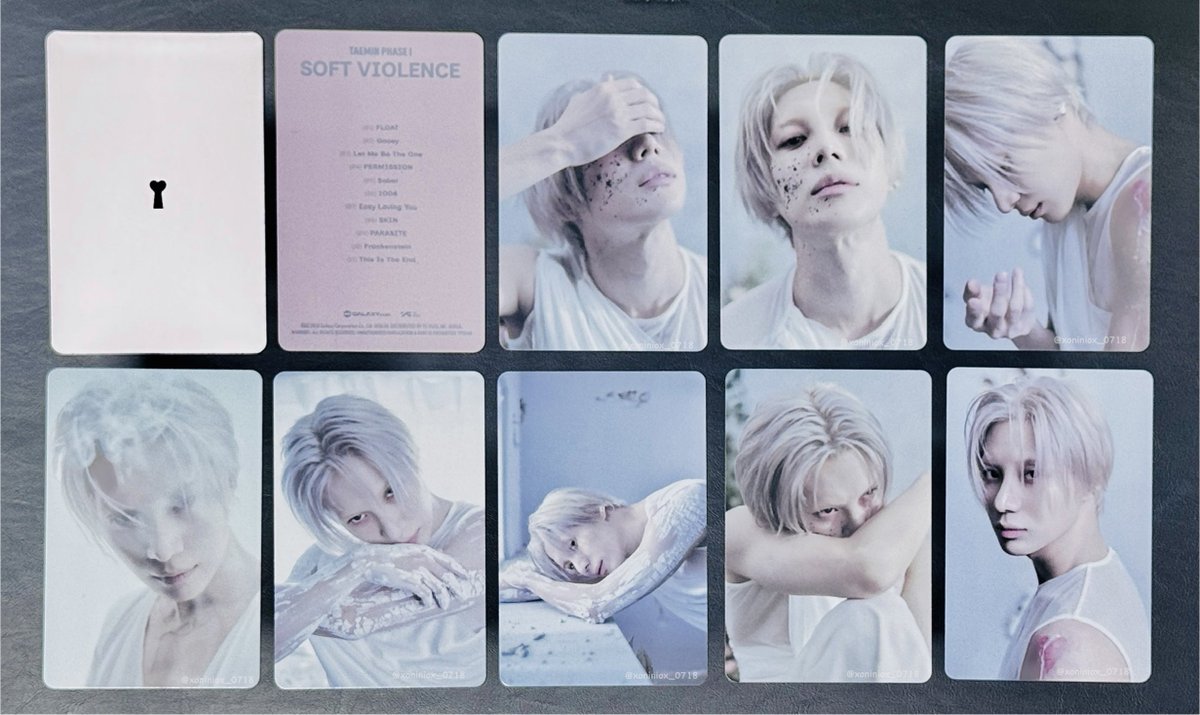 xoniniox_0718's tweet photo. 💿TAEMIN PHASE 1 : Soft Violence 
⤷  NEMO Ver. 

포토북 빼고 종류 별로 2장씩만 사봄 

⤷ 벌써 중복이 나오면 언제 드볼 하지😭 
⤷ 영통/교보 오프 랑 럭드 이벤트 초동기간에 빨리 공지 해죠

#PHASE1_SoftViolence
#태민 #TAEMIN #テミン #泰民 https://t.co/sOHbiKaJzq