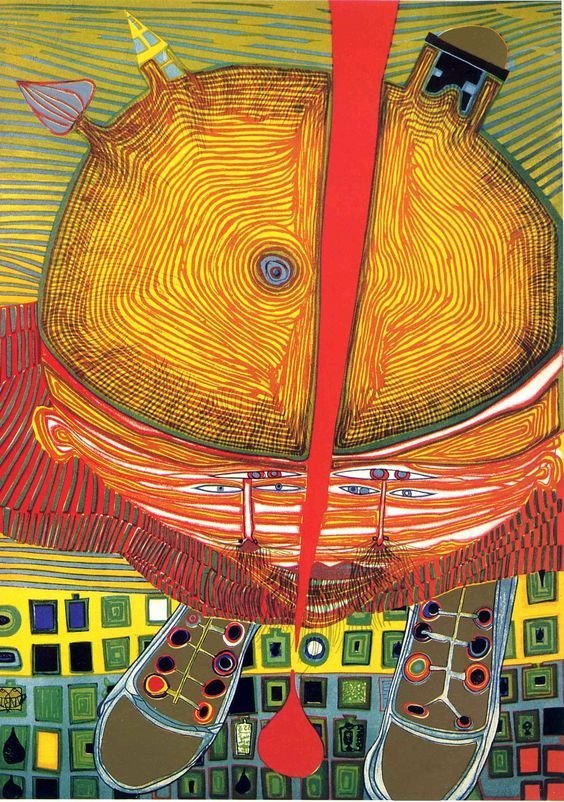 Panangelus's tweet photo. The Boy With The Green Hair.
Color lithograph. 1967.
🎨 Friedensreich Hundertwasser. https://t.co/mLtKfI6Mzs