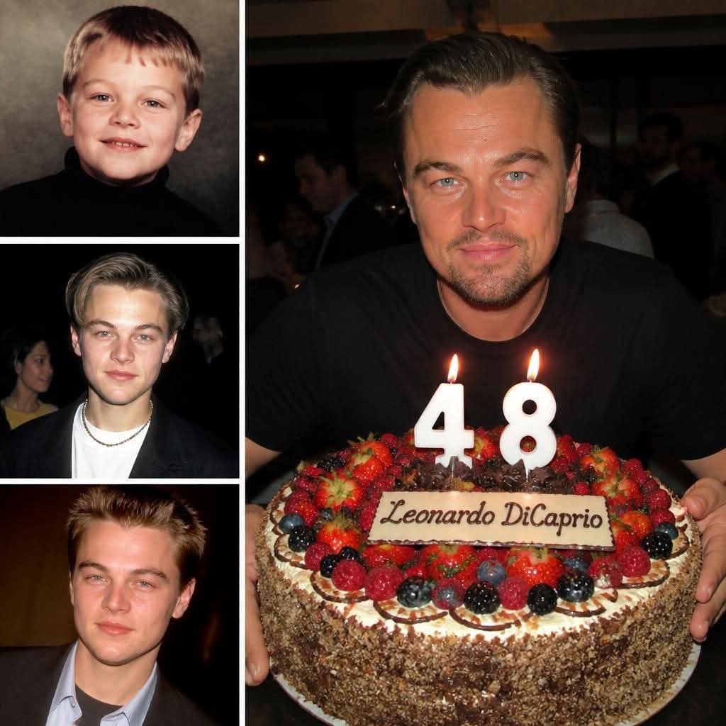 Usastar01's tweet photo. 🎂✨ Celebrating the 48th Birthday of Leonardo DiCaprio! 🥳🎉

#LeonardoDiCaprio #HappyBirthday #48thBirthday #HollywoodLegend #CelebrityBirthday #USATwitter https://t.co/7C3LySrV7Y