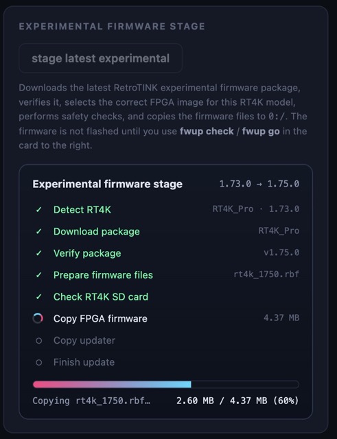 donutswdad's tweet photo. DonutShop is now available to test out on Github!
Control your #retrotink RT4K over WiFi with lots of new features that the latest exp firmware has unlocked.
Hope it saves you some time with various Tink Tasks.
Project link below... https://t.co/IOKzCnH3V1