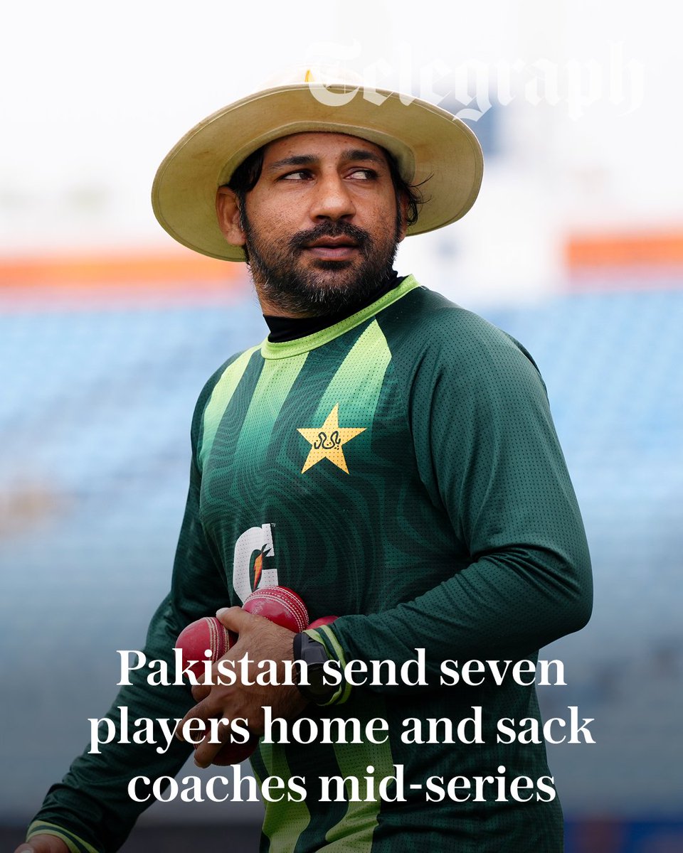 TeleCricket's tweet photo. Pakistan have ripped up their touring party by sending seven players home and replacing their coaches mid-series after going 2-0 down to England at Lord’s

@willis_macp has the details ⤵️
https://t.co/O7IUtm915x https://t.co/sh2UTv81CI