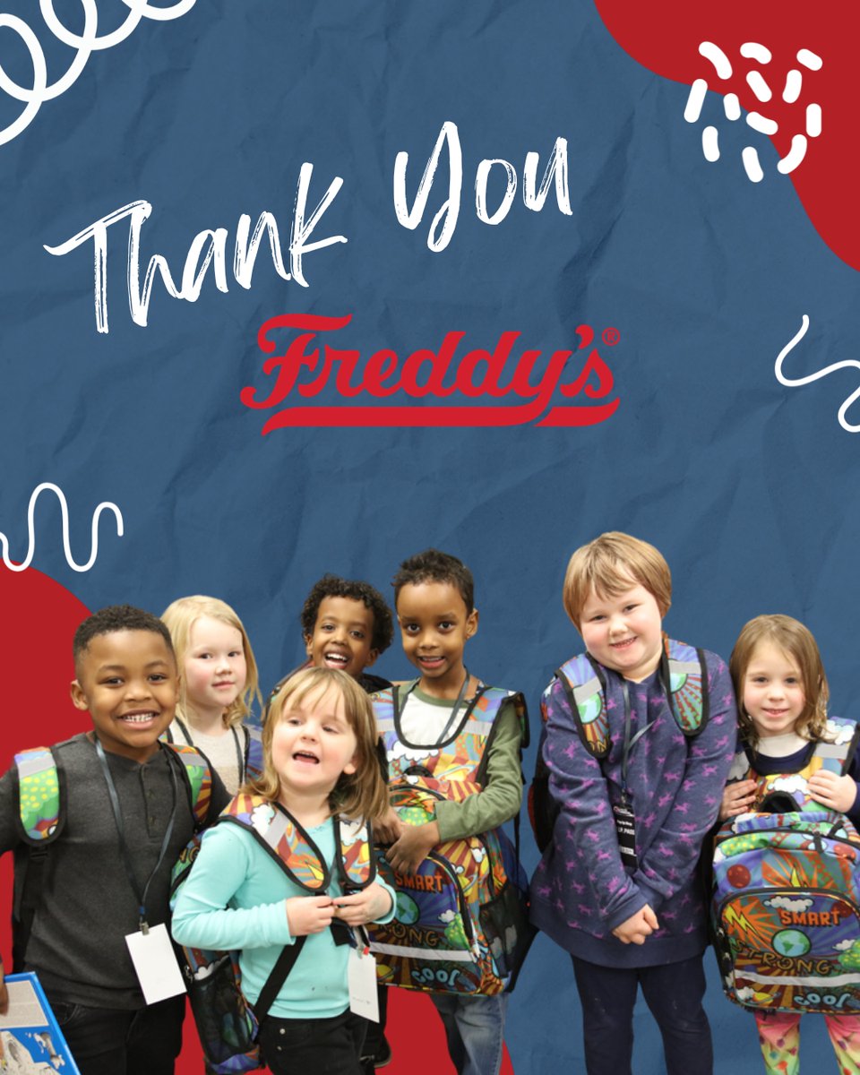 KidsInNeed's tweet photo. Supplies do more than support learning—they help transform what is possible in the classroom.

Thank you @FreddysUSA for partnering with Kids In Need Foundation! https://t.co/Xa694aZue7