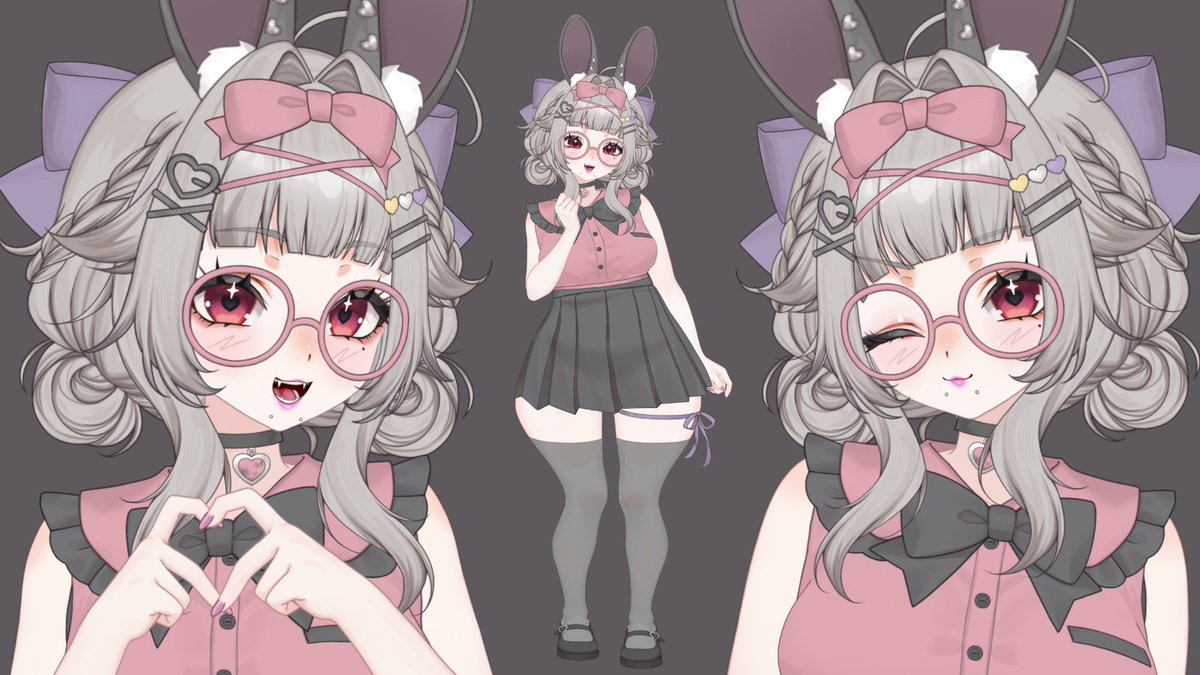 Demibunnyttv's tweet photo. Oh hi, I'm Demi! ❤️ I love baking, singing, NIN and metal, gothic horror, writing fiction, journaling, and customising monster high dolls. I adore bunnies and bats, moonlight, vanilla tea and the colours pink black and purple! My favourite game of all time is Dead by Daylight ❤️ https://t.co/d5zUsZlg3s