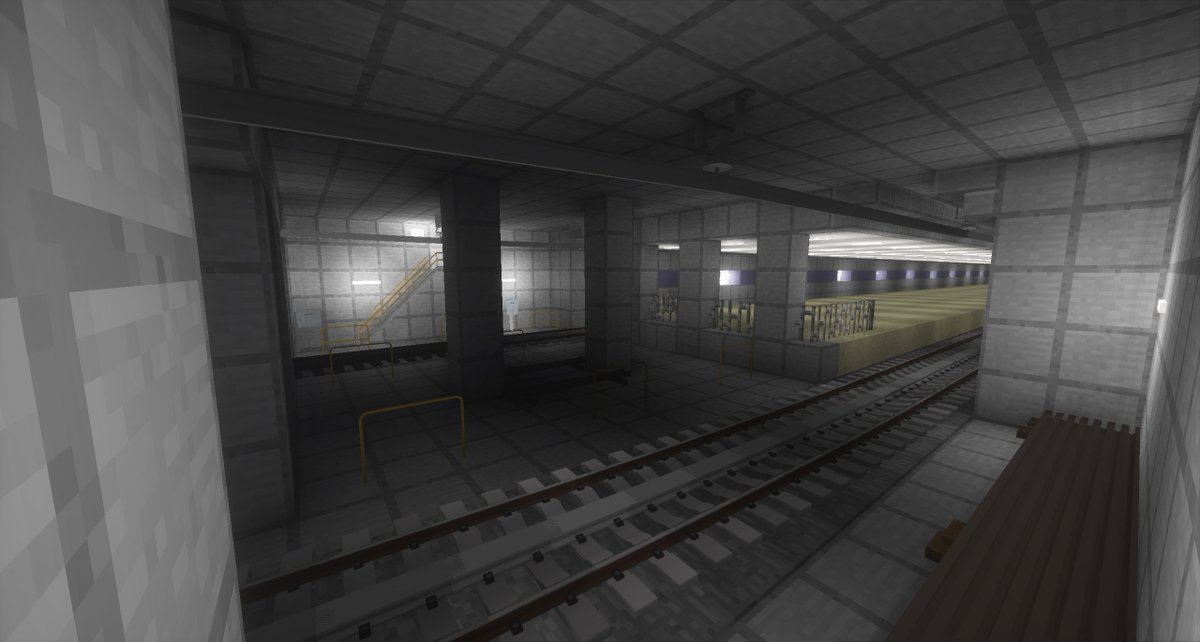 StiMinecraft's tweet photo. 遂に泥鯖にて地下鉄の建設が開始
また、そこを走る車両の試運転も始まりました！！
なんと最初の路線は、リニア地下鉄とのことです！
(幕だけあとで更新します)
#RealTrainMod #RTM_SS #泥鯖 #逢坂市交通局 https://t.co/SJECjmlGdl
