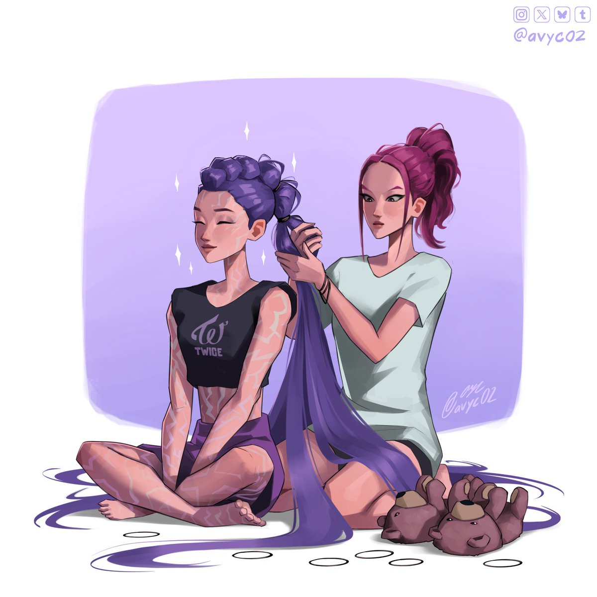 avyc02's tweet photo. Half-demon hair~ 💞
#KpopDemonHuntersrumi #kpopdemonhuntersnetflix #KPopDemonHuntersMira #kpopdemonhuntersfanart #KPOPDEMONHUNTERS #kpdh #kpdhfanart #huntrix #kdh #fanart #ArtistOnTwitter https://t.co/tCYjW07W95