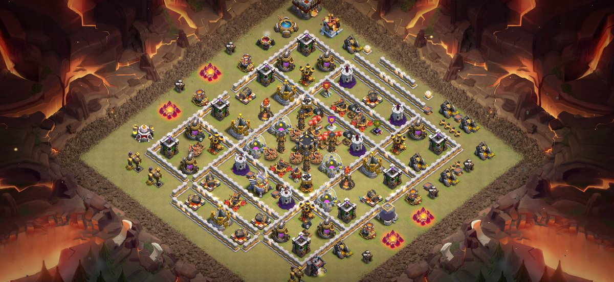 gonzo_coc's tweet photo. @luviass4987 I'm sorry
I can't give you that base
Instead, I'll make an exception and give you the very first base I ever created, about seven years ago https://t.co/OxudkWvygN